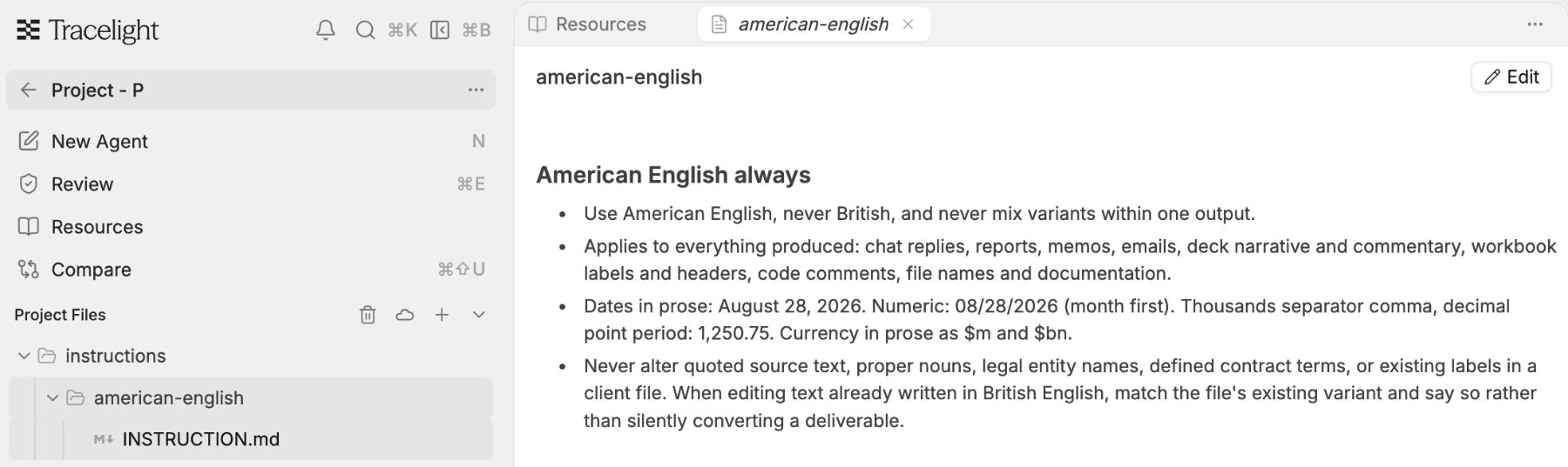 An instruction opened as an editable Markdown file